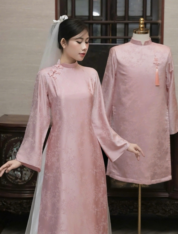 ÁO DÀI CÔ DÂU  AD 81