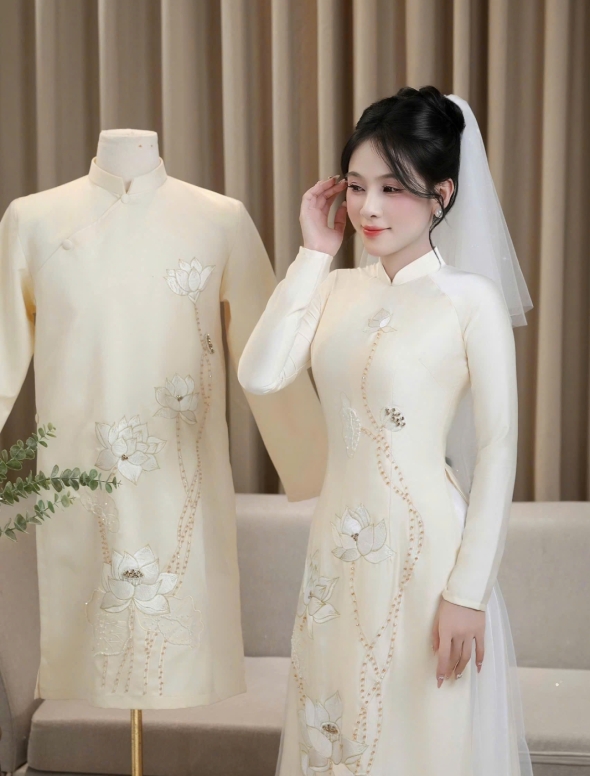 ÁO DÀI CÔ DÂU  AD 86
