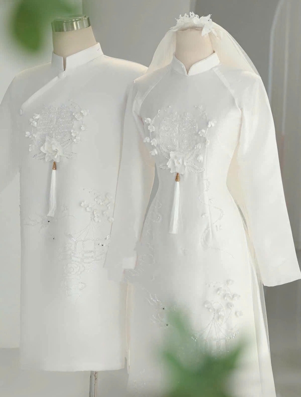 ÁO DÀI CÔ DÂU AD 10