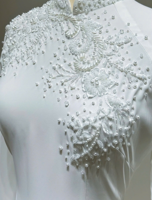 ÁO DÀI CÔ DÂU AD 55