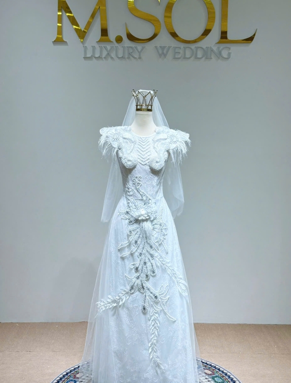 ÁO DÀI CÔ DÂU AD 14