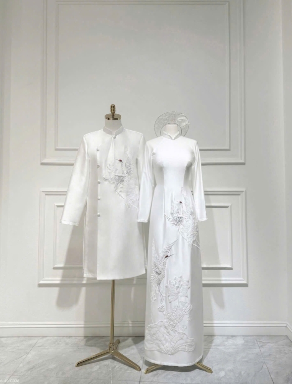 ÁO DÀI CÔ DÂU AD 32