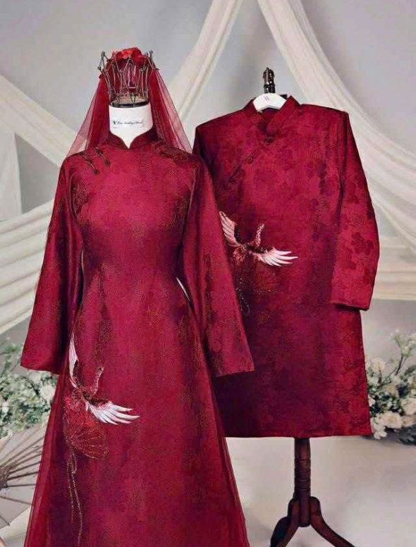 ÁO DÀI CÔ DÂU AD 47