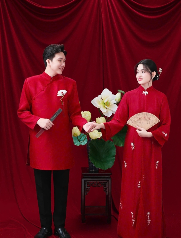 ÁO DÀI CÔ DÂU AD 02