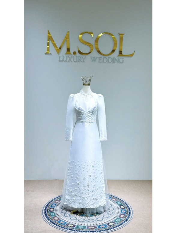 ÁO DÀI CÔ DÂU AD 43