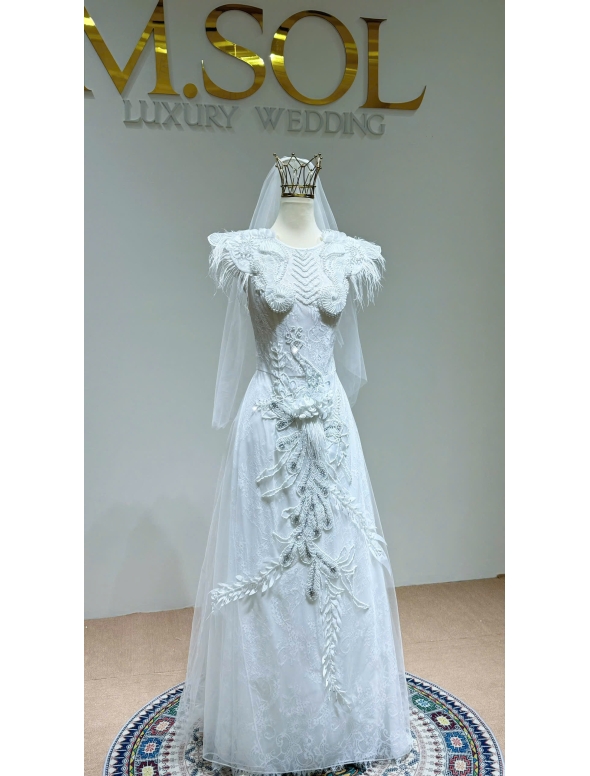 ÁO DÀI CÔ DÂU AD 14