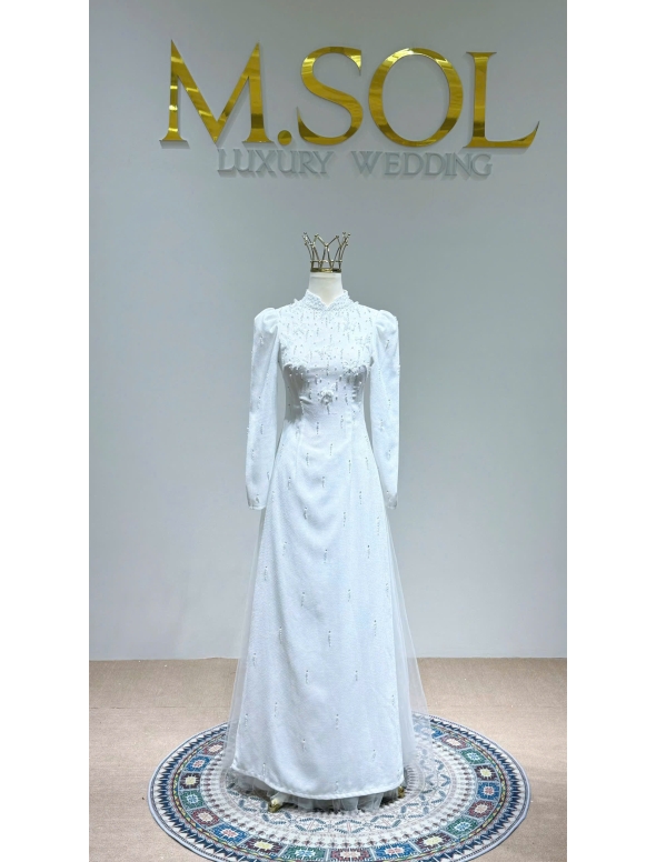 ÁO DÀI CÔ DÂU AD 40