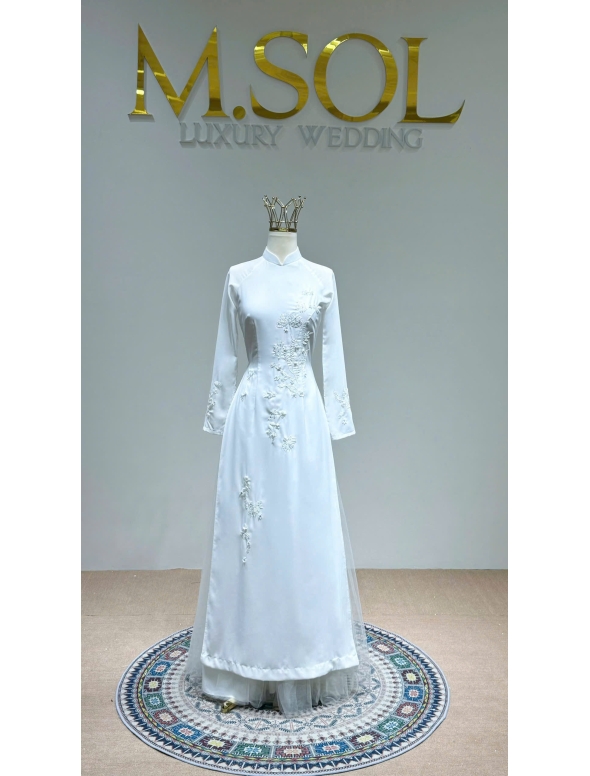 ÁO DÀI CÔ DÂU AD 44