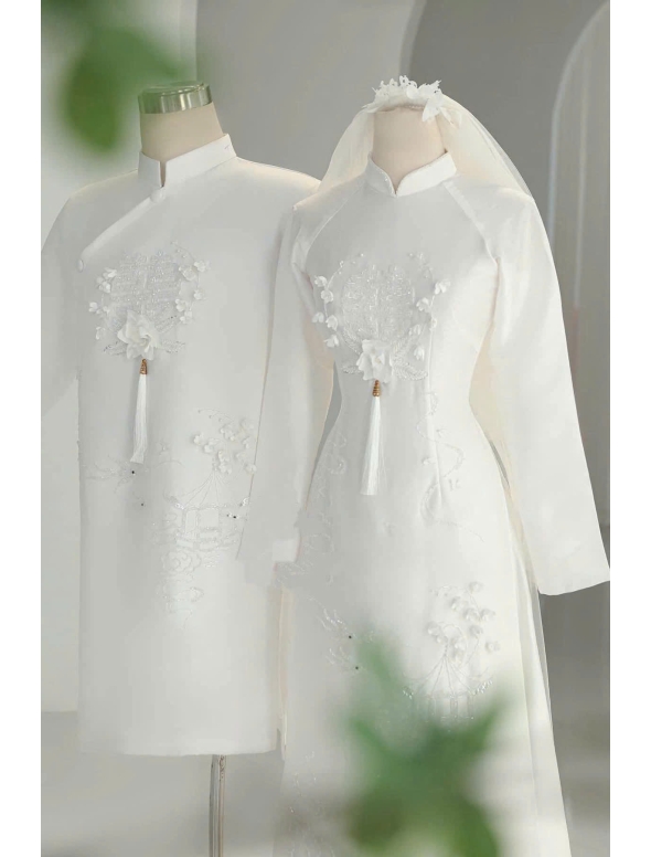 ÁO DÀI CÔ DÂU AD 10