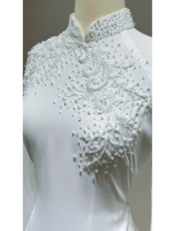 ÁO DÀI CÔ DÂU AD 55