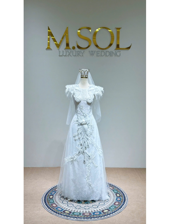 ÁO DÀI CÔ DÂU AD 14