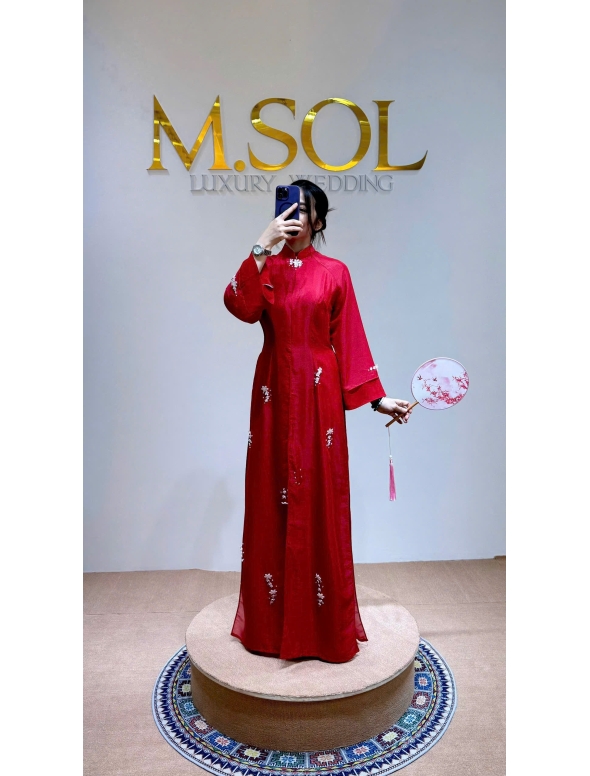 ÁO DÀI CÔ DÂU AD 24