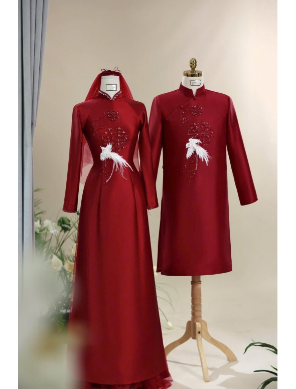 ÁO DÀI CÔ DÂU AD 25