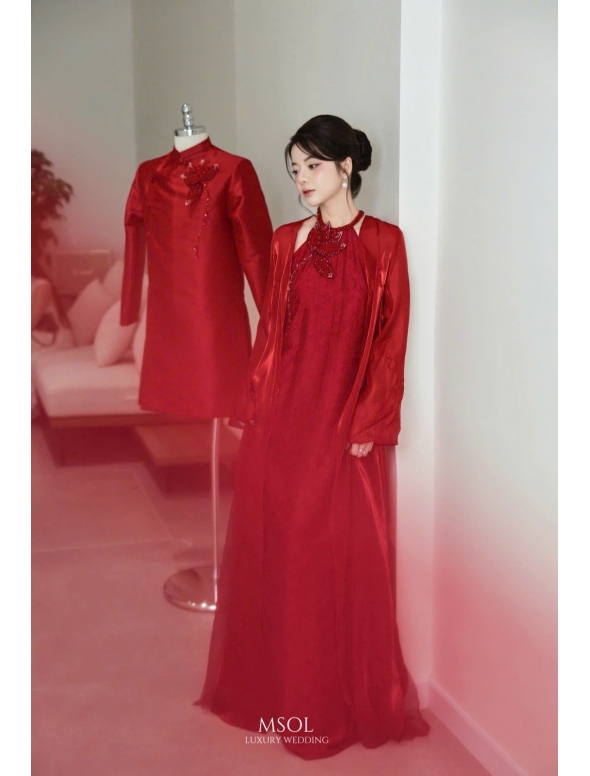 ÁO DÀI CÔ DÂU AD 72