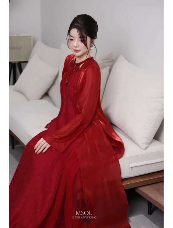 ÁO DÀI CÔ DÂU AD 72